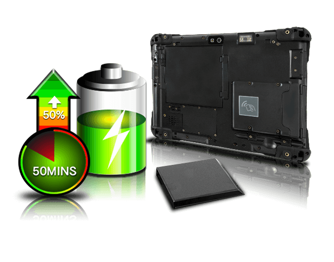 RuggON PX501 rugged tablet supports hot-swap batteries and fast charging