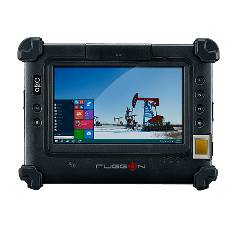 RuggON PM-311B, fully Rugged Tablet with fingerprint reader and MRZ reader.