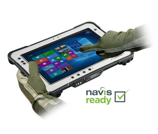 RuggON rugged tablet supports sunlight readable, fingerprint, UHF RFID, barcode reader, Navis Ready RuggON rugged tablet supports sunlight readable, fingerprint, UHF RFID, barcode reader, Navis Ready